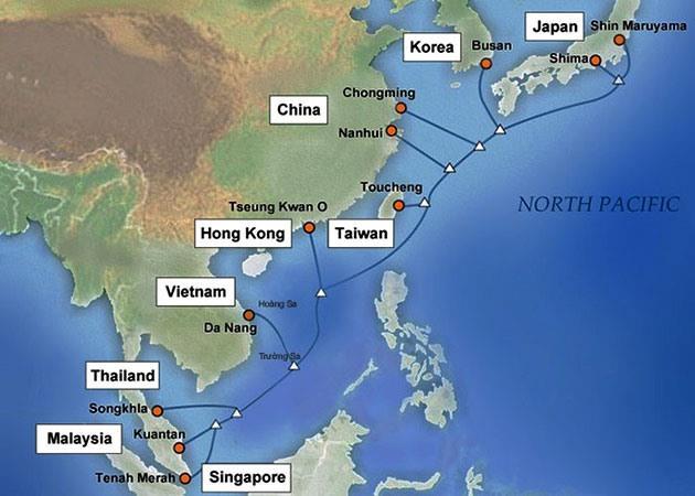 Submarine internet link completed