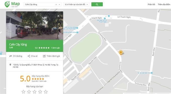 Coc Coc updates 1.2m service points