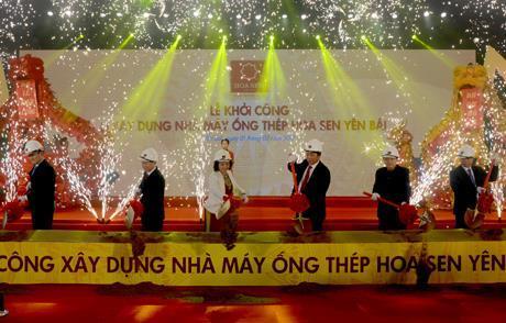 Construction of steel plant begins at Yen Bai