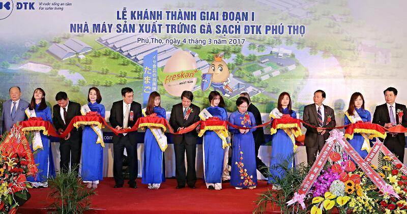 Large clean egg factory inaugurated in Phu Tho