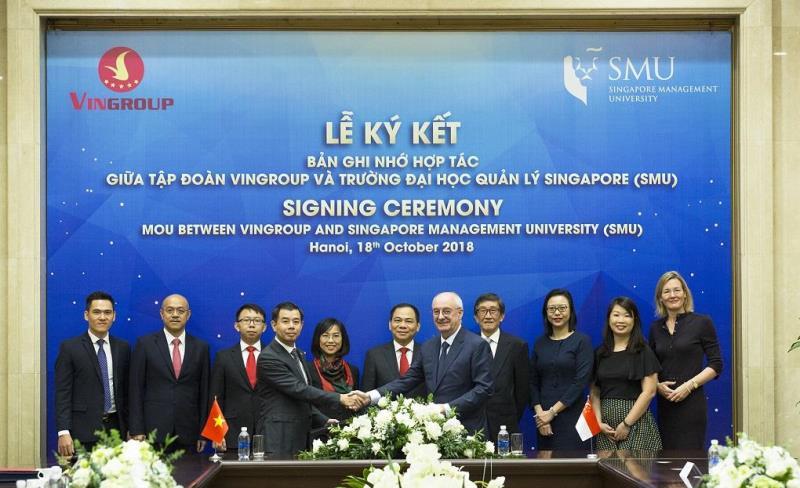 Vingroup, SMU co-operate in business administration