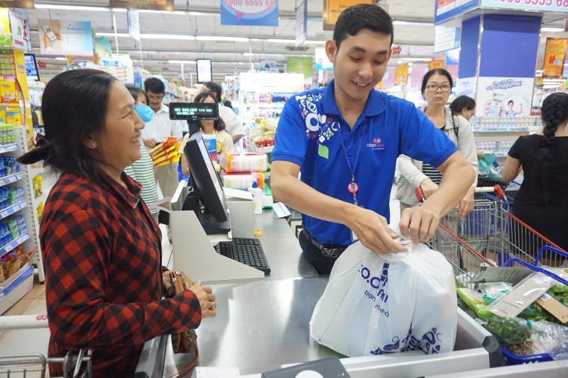 For a mere VND5,000, buy 6 packs of sterilized milk at Co.opmart