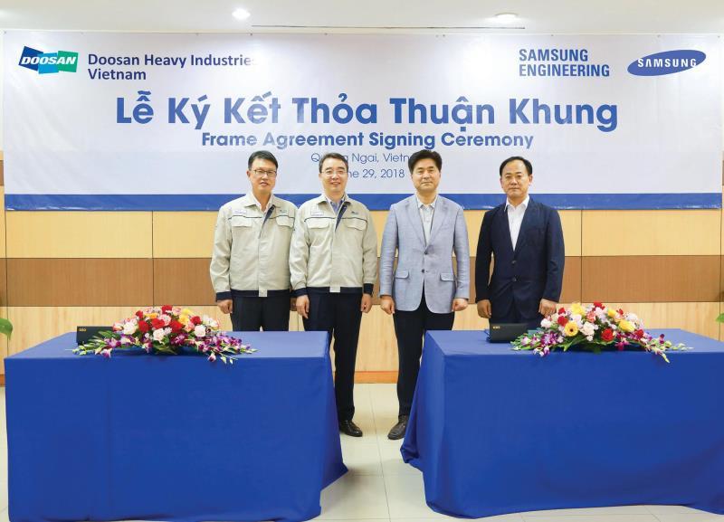 Doosan Vina, Samsung sign manufacturing deal