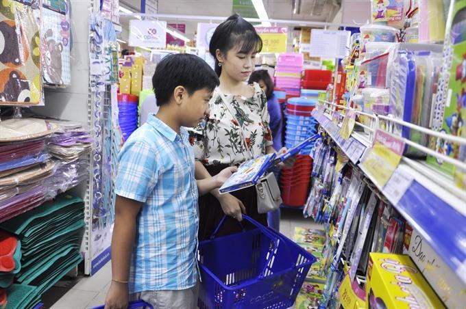 Back to school shopping begins