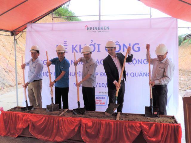 Heineken Vietnam sponsors clean water project in Quang Nam Province