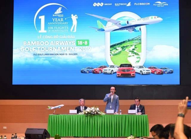 Some 1,500 golfers to attend Bamboo Airways Golf Tournament 2019