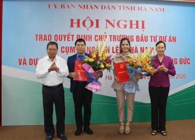 Two projects worth 215 million granted in Ha Nam