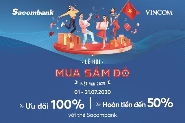 Sacombank cardholders get special offers for ‘Red Sale Carnival at Vincom malls