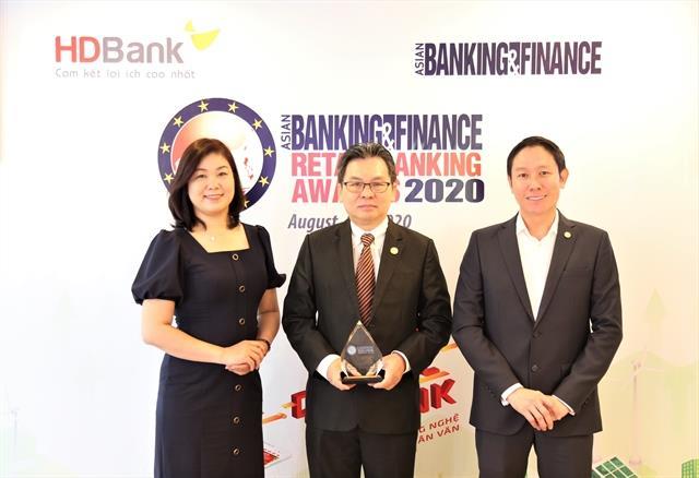 HDBank wins Asian Banking  Finance award for best retail bank in VN for 2nd straight year