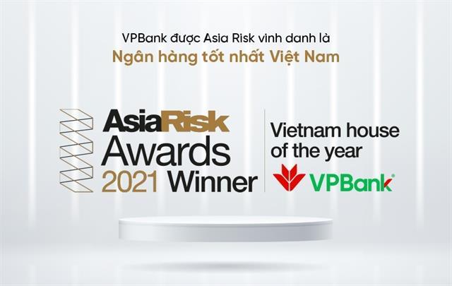 VPBank wins Viet Nam House of the Year award by Asia Risk 2021 in risk management and derivatives