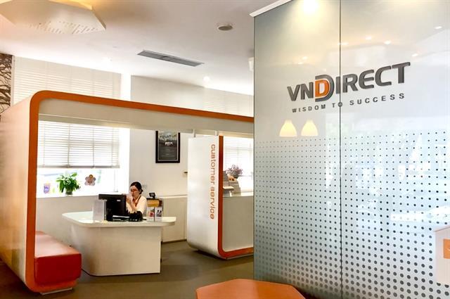 Shares gain on the rise of securities, real estate stocks