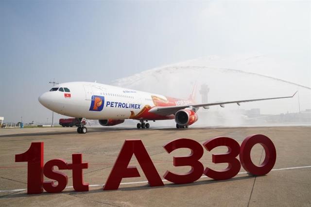 Vietjet receives its first wide-body aircraft of A330