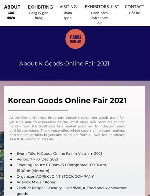 Korean goods fair to open this week