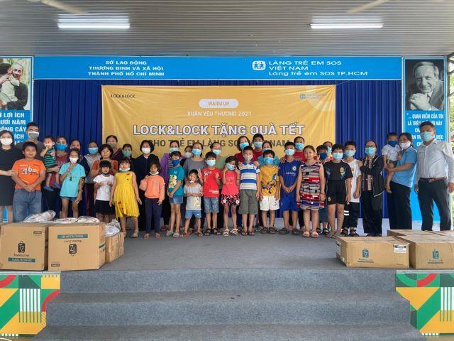 LockLock gives gifts at HCM Citys SOS Childrens Village Go Vap