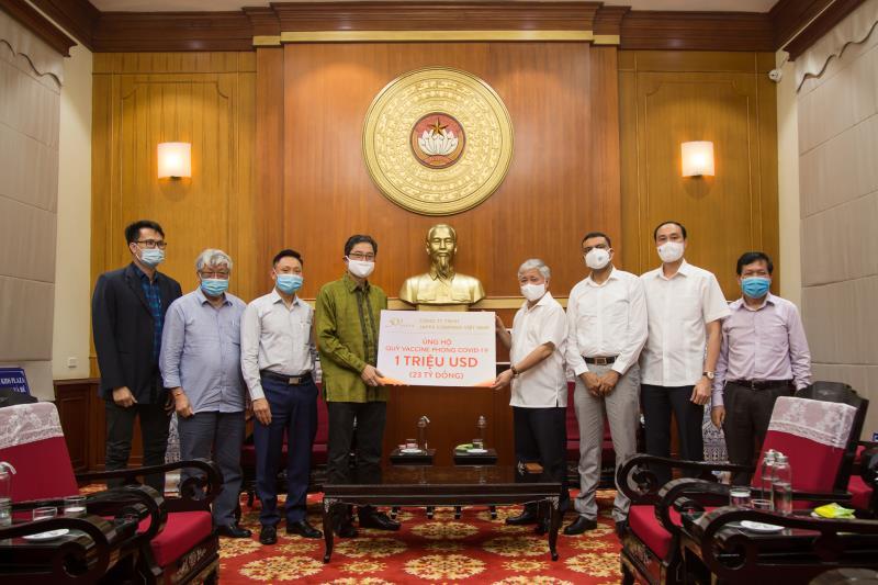 Japfa Vietnam donates 1 million to the COVID-19 vaccine fund
