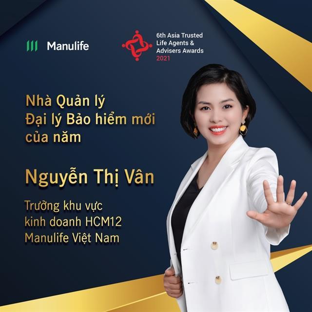 Manulife Vietnam agent wins Asia Trusted Life Agents  Advisers Awards