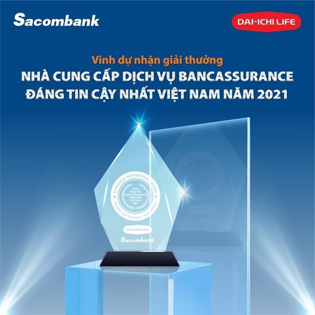 Sacombank, Dai-ichi Life win Dutch award for Most Trusted Bancassurance Provider in Vietnam