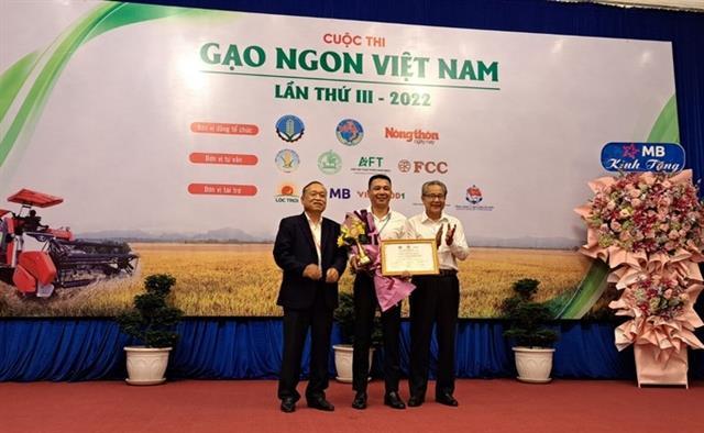 TBR39 fragrant rice wins first prize at Viet Nams best rice contest 2022