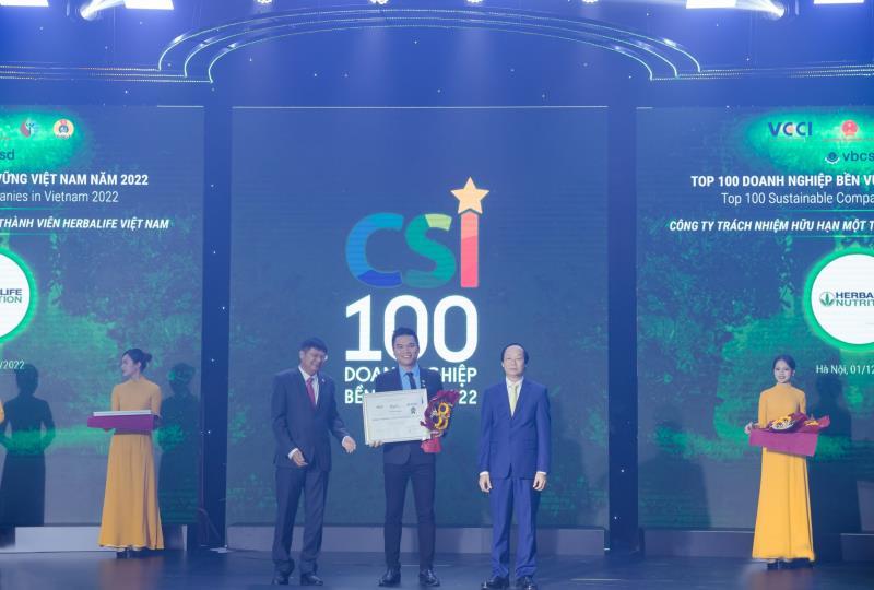 Herbalife Vietnam among Viet Nams Top 100 Sustainable Businesses in 2022