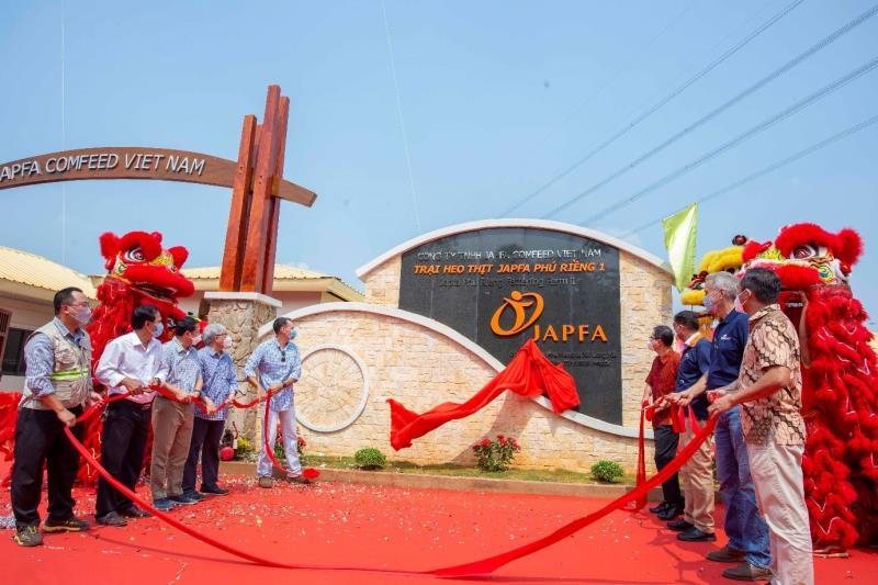 Japfa inaugurates pig farm in Binh Phuoc Province
