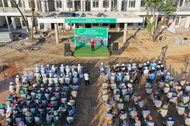 Trungnam Group hopes to complete Ky Son High School in next 30 days