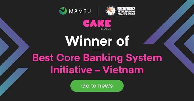 Viet Nams Cake wins Asian Banking  Finance Award for Best Core Banking System Initiative