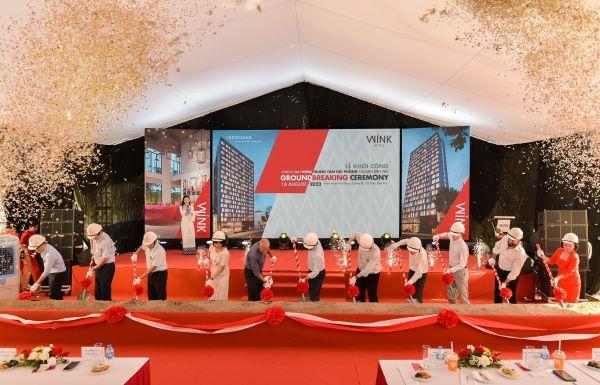 The 6th hotel in the Wink Hotels chain breaks ground in Hai Phong
