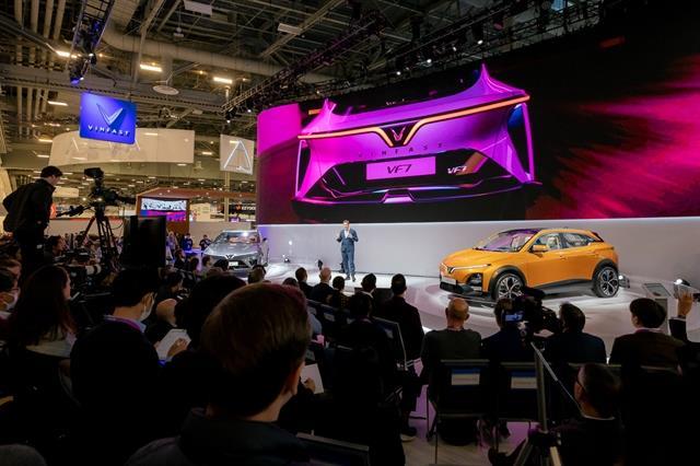 VinFasts EVs grab international medias attention at CES 2023