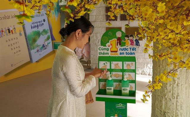 Free sanitation booths set up at Lunar New Year Festival