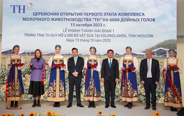 TH Groups milch cow farm project in Russia - a bright spot in bilateral cooperation