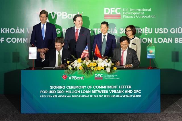 DFC pledges a US300-million bilateral loan to VPBank to promote sustainable finance