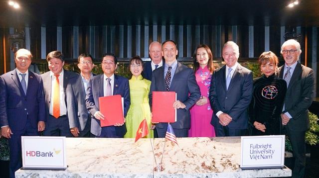 HDBank provides 20 million reciprocal capital to Fulbright University Việt Nam