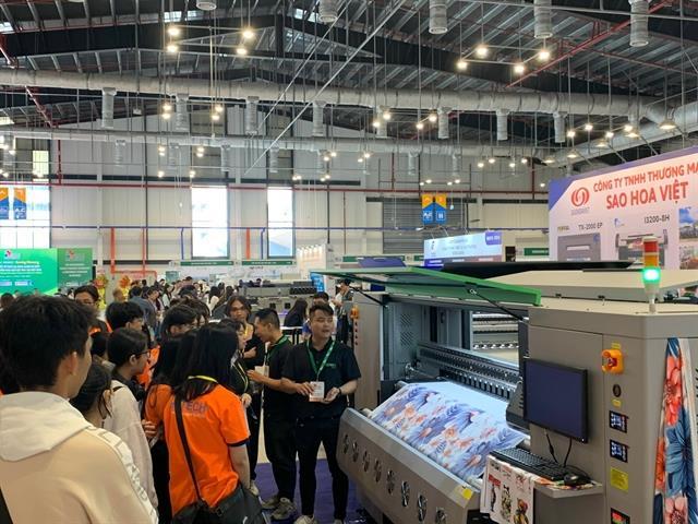 VNs 1st international textile printing technology expo opens in Bình Dương