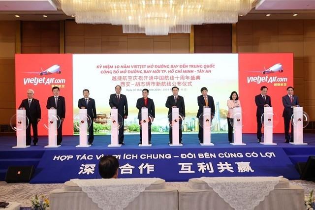 Vietjet announces direct route between HCM City, Chinas Xian