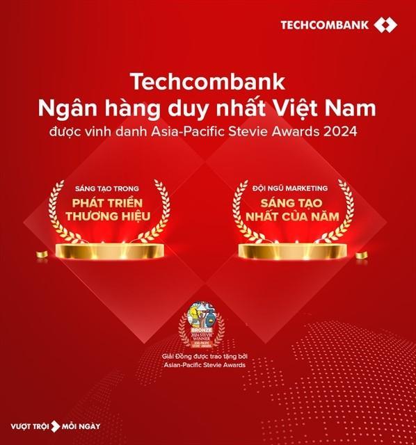 Techcombank wins two Stevie® Awards