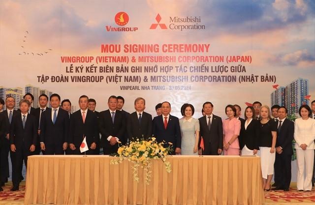 Vingroup and Mitsubishi agree to collaborate