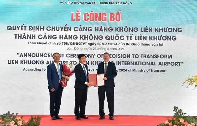 Liên Khương Airport granted international status