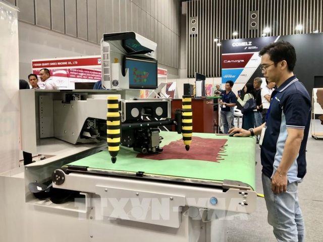 Exhibitions for footwear and leather open in HCM City